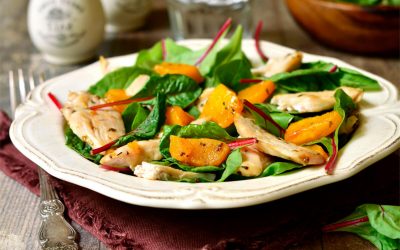 Chicken with Orange and Chard